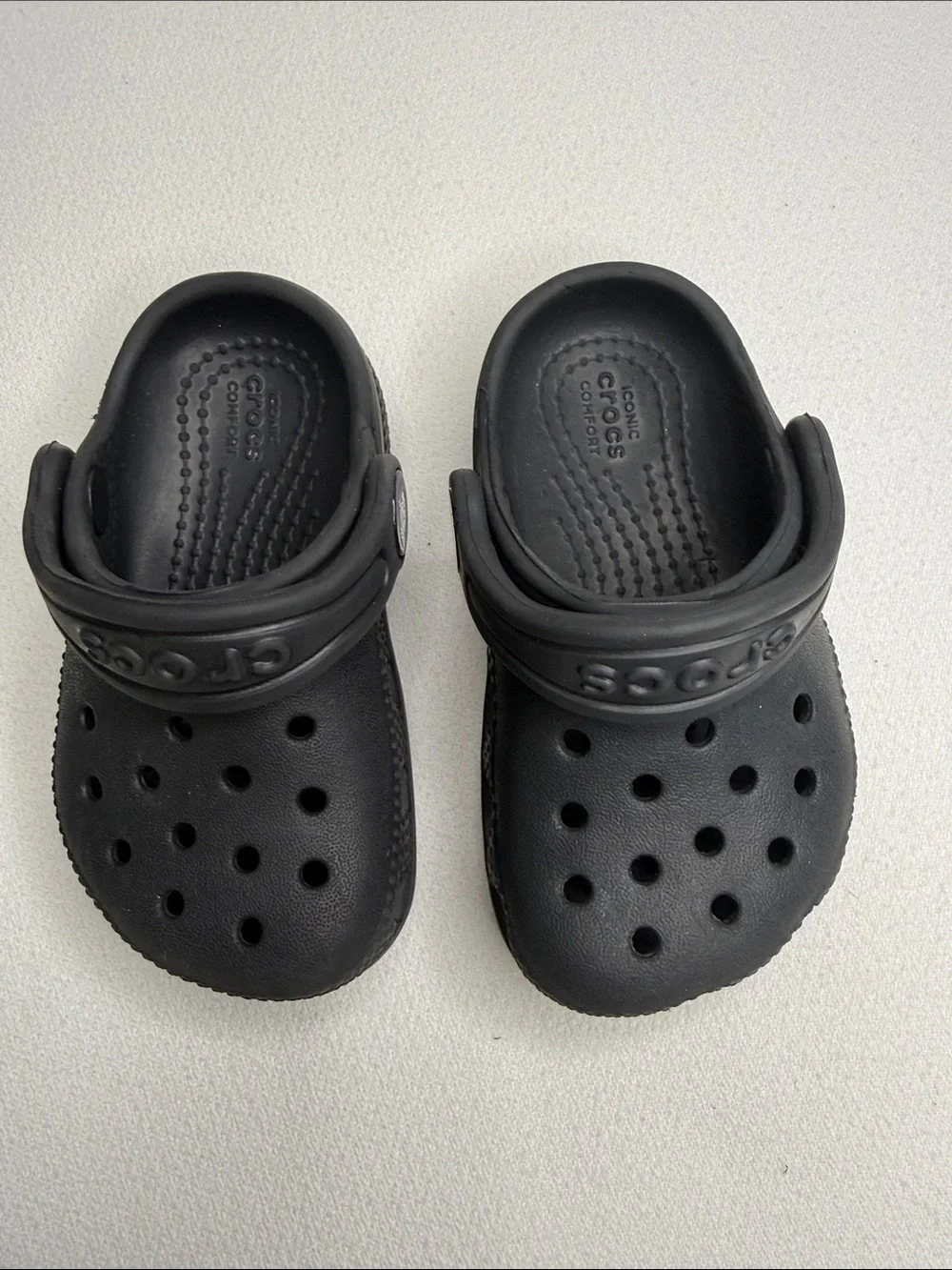 CROCS Kids Black Classic Clog Sandals